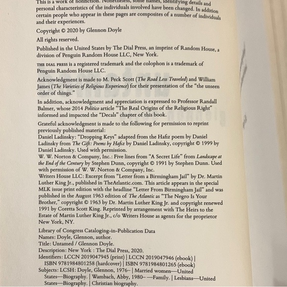 “Untamed” by Glennon Doyle- Hard cover - Picture 4 of 5